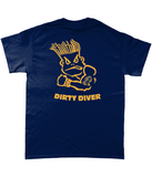 83 - Dirty Diver - T-Shirt (Printed Front and Back) - Divers Gifts