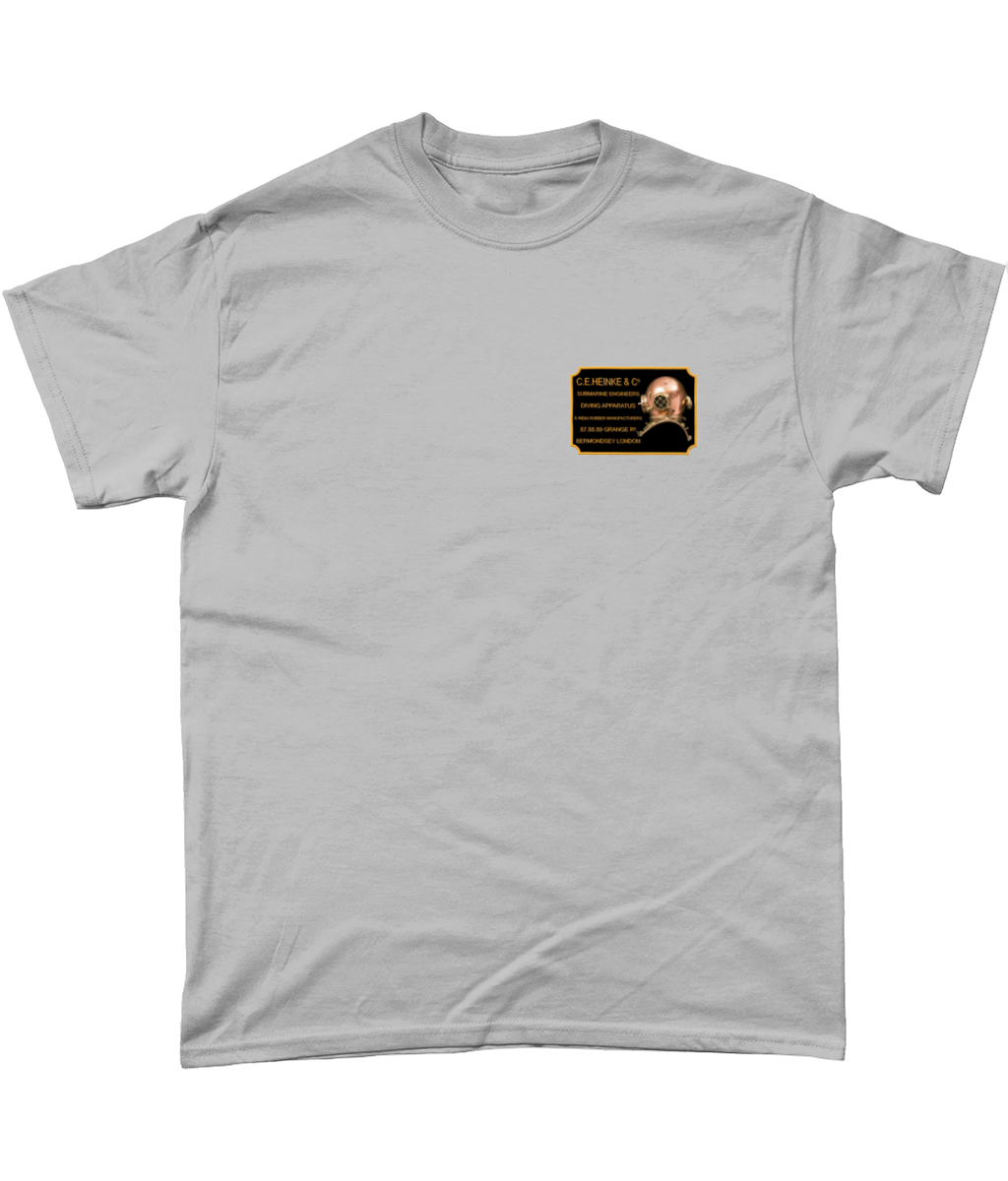 36a - Heinke Logo - T-Shirt (Printed Front and Back) - Divers Gifts