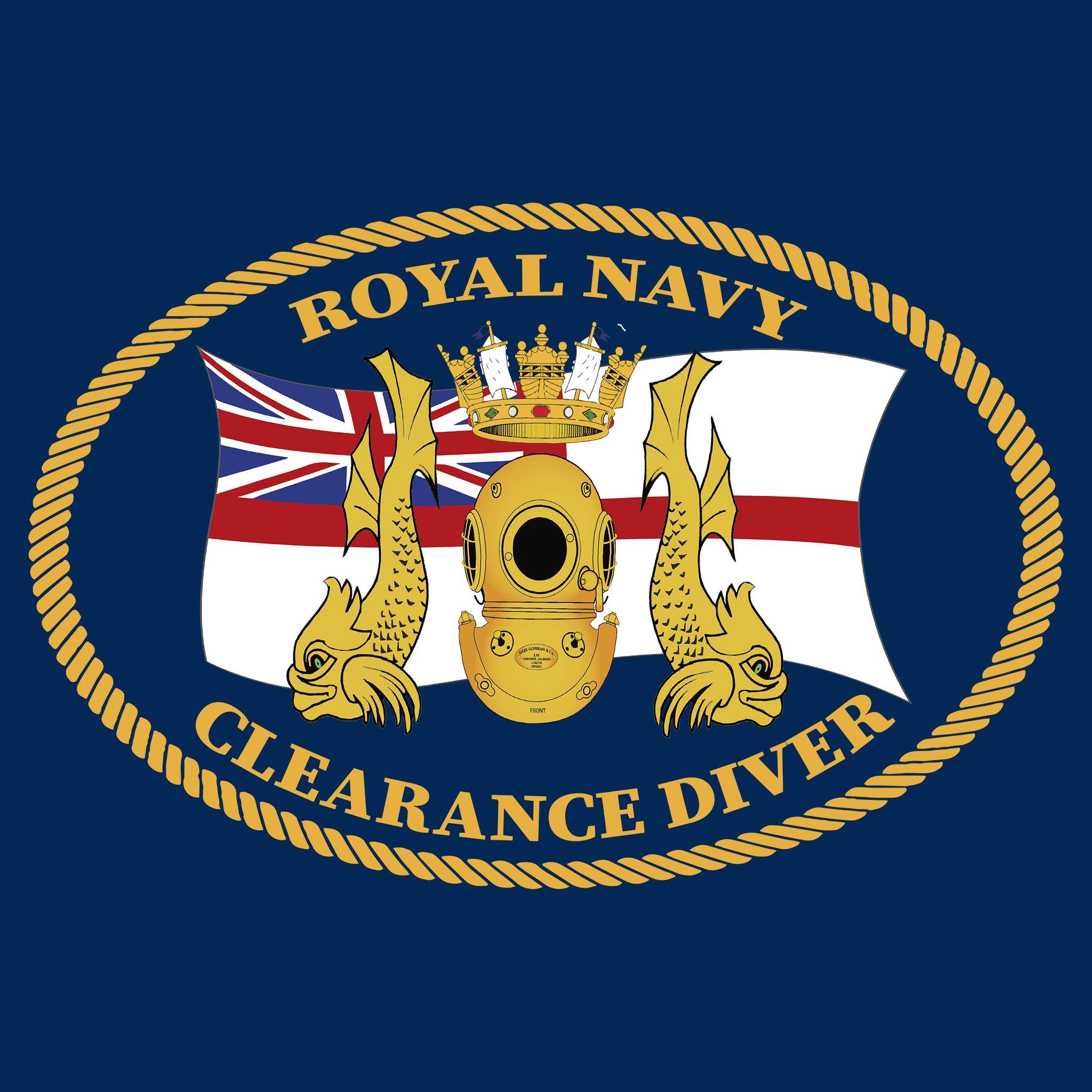 62 - White Ensign RNCD - T-Shirt - Divers Gifts