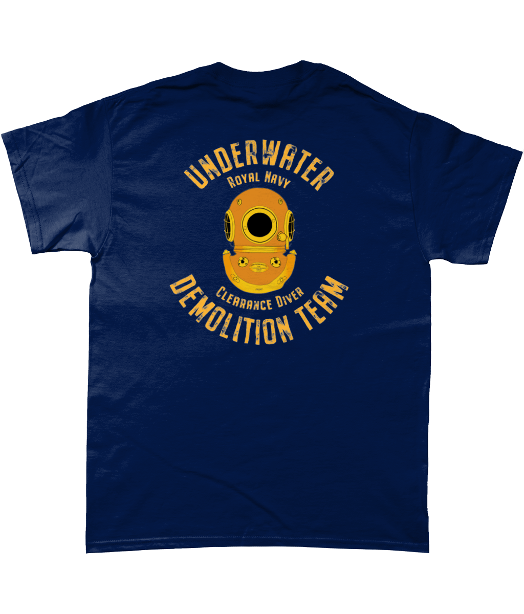 UDT Helmet - T-Shirt (Printed Front and Back) – Divers Gifts
