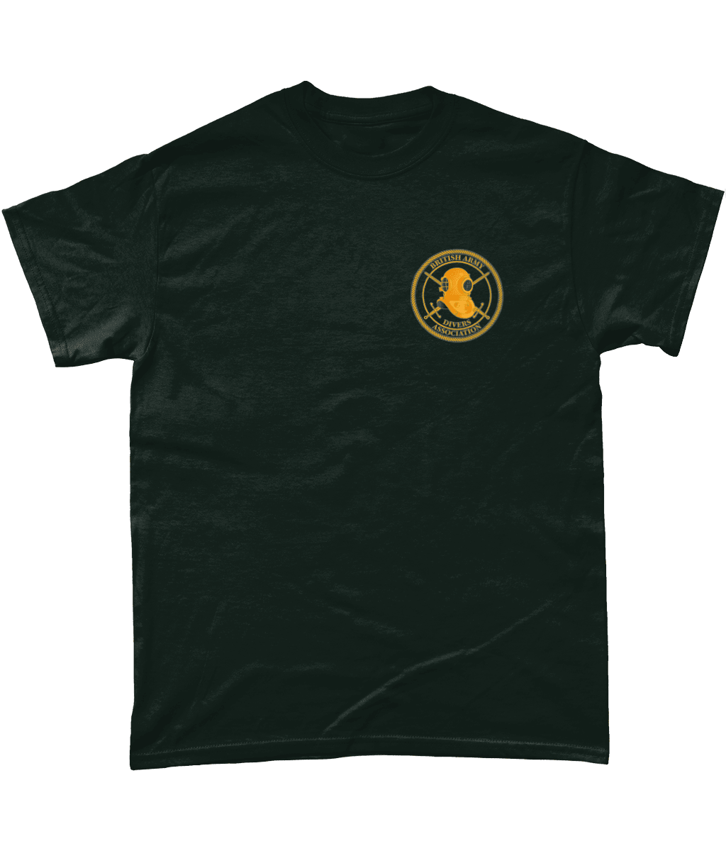 BADA - T-Shirt - Gold Logo (Printed Front) - Divers Gifts