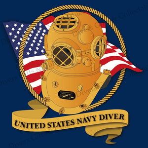 81 United States Navy Diver (Printed Front and Back) - Divers Gifts