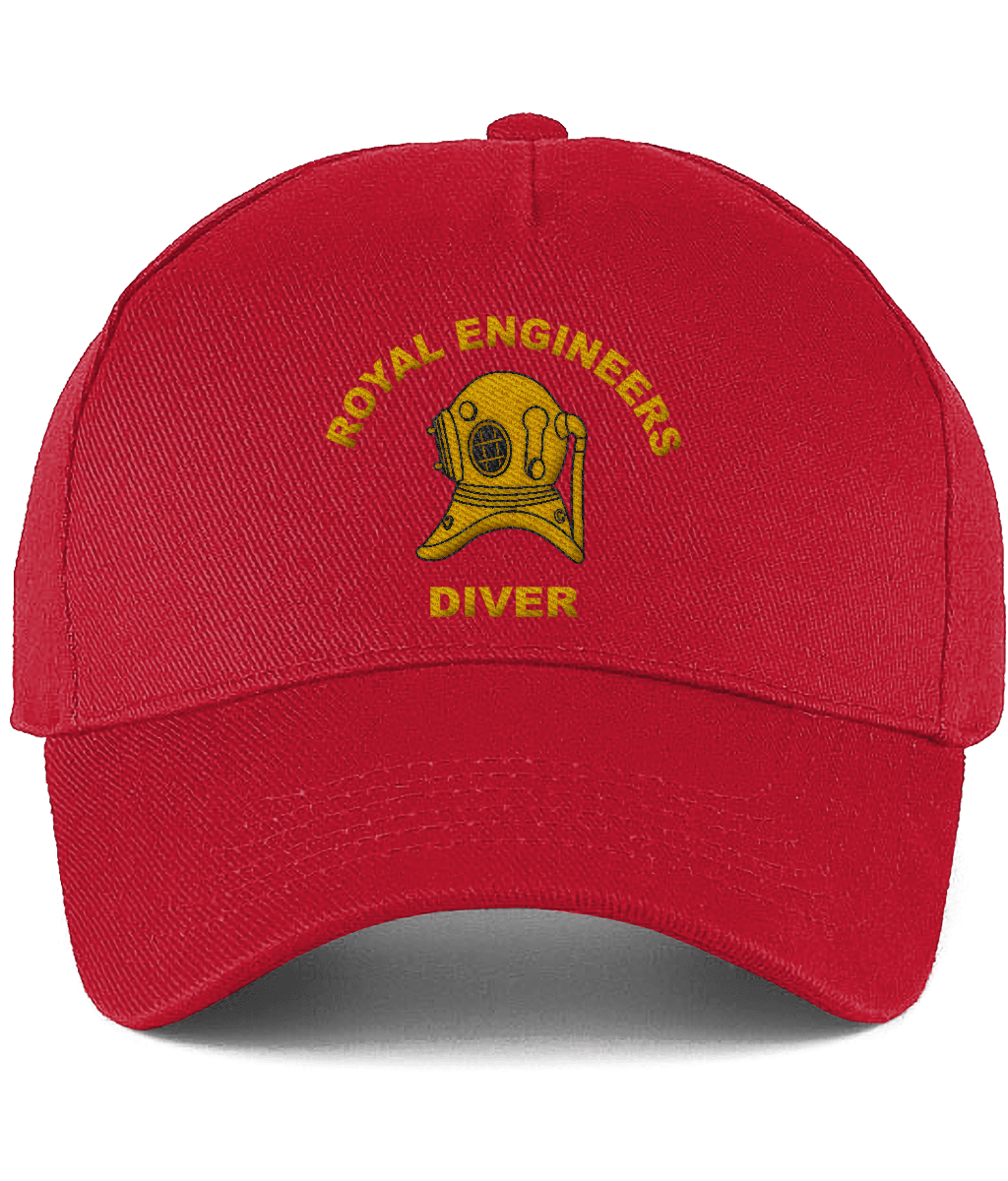 Royal Engineers Diver Embroidered Cotton Cap - Divers Gifts