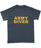 74 - Army Diver - T-Shirt (Printed Front) - Divers Gifts