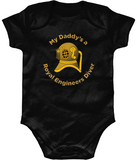 My Daddys a Royal Engineers Diver - Larkwood Essential Short Sleeve Baby Bodysuit