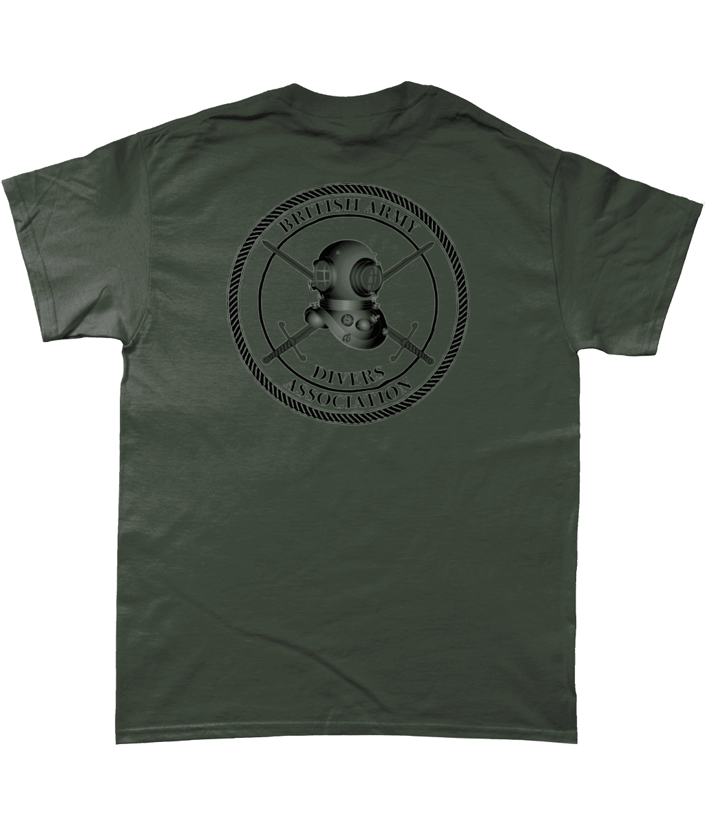 BADA - T-Shirt - Dark Logo (Printed Front and Back) - Divers Gifts