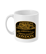 11oz Mug 32a - Siebe Gorman Plaque - Ceramic