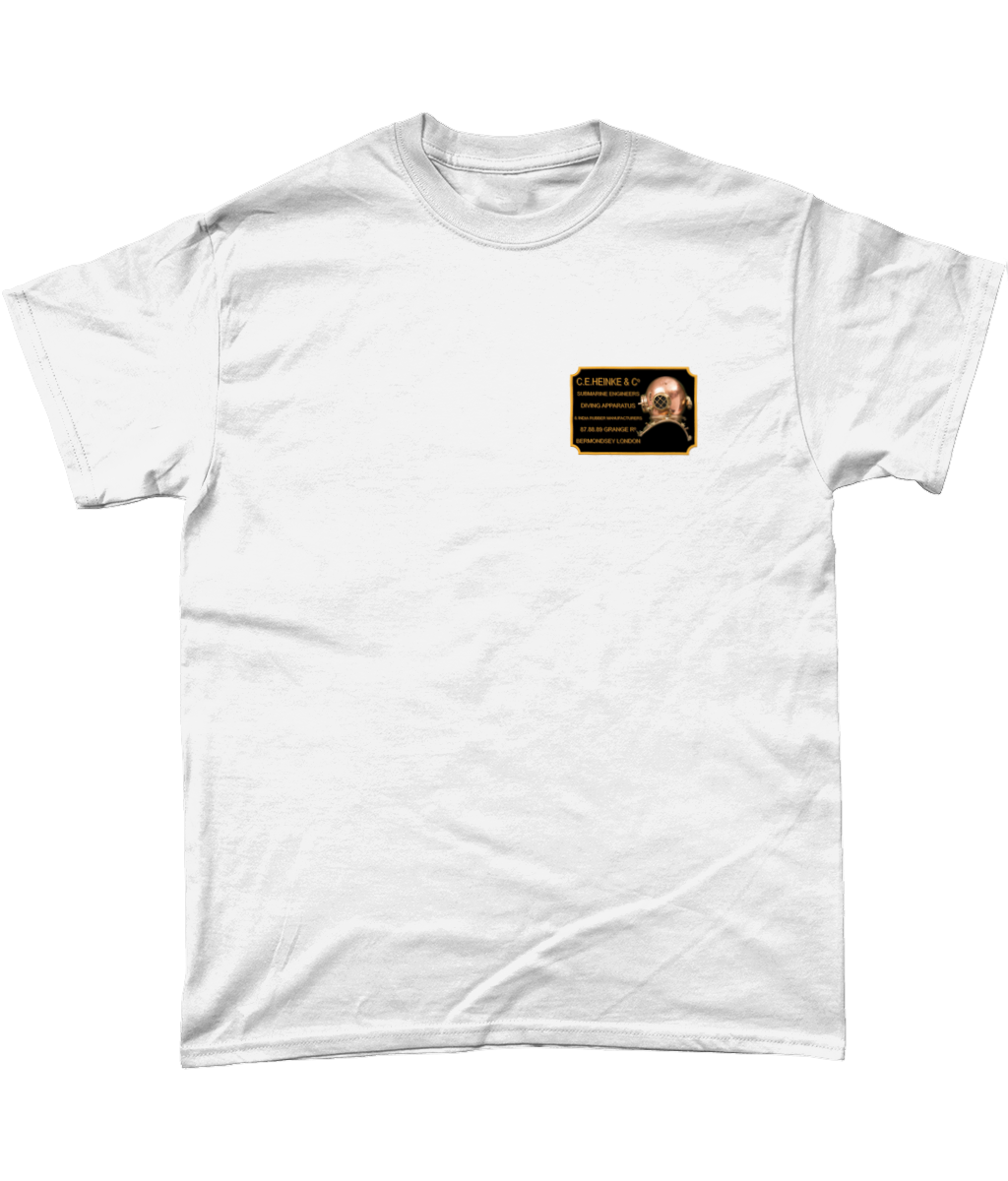 36a - Heinke Logo - T-Shirt (Printed Front and Back) - Divers Gifts