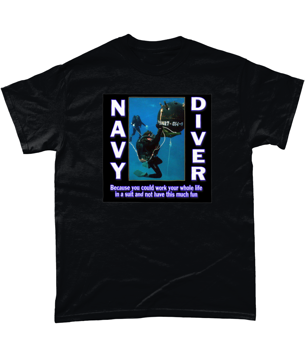 Navy Diver - This Much Fun - T-Shirt - Divers Gifts