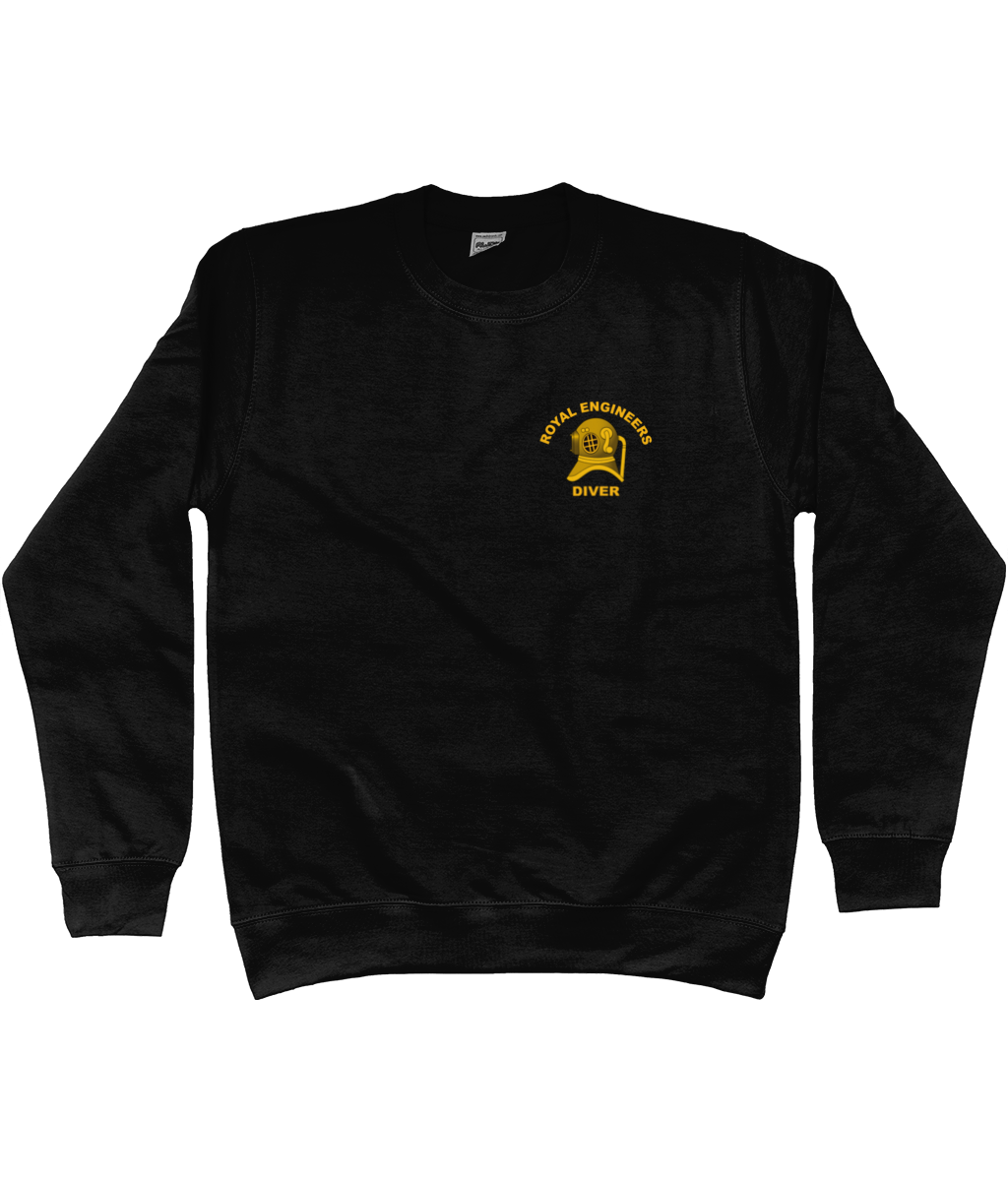90 - Royal Engineers Divers - Sweatshirt (Printed Front)