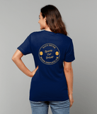 07 - Navy Diver - Sports Car Driver - T-Shirt (Printed Front and Back) - Divers Gifts