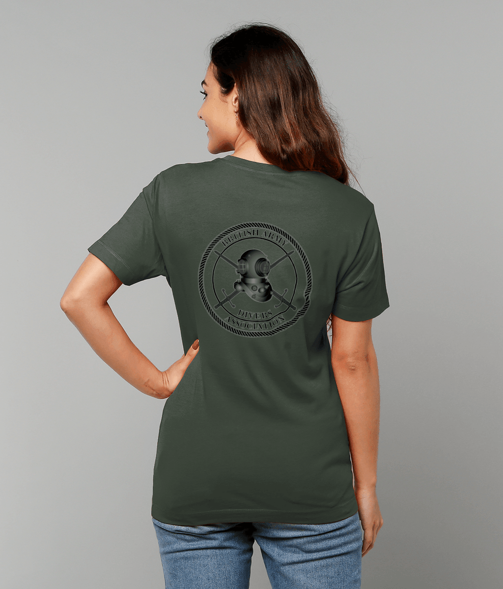 BADA - T-Shirt - Dark Logo (Printed Front and Back) - Divers Gifts