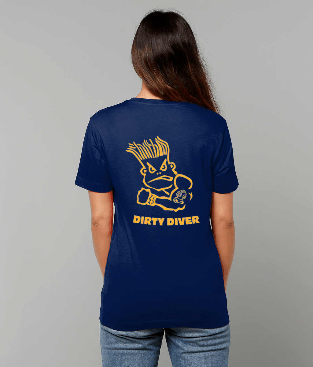 83 - Dirty Diver - T-Shirt (Printed Front and Back) - Divers Gifts