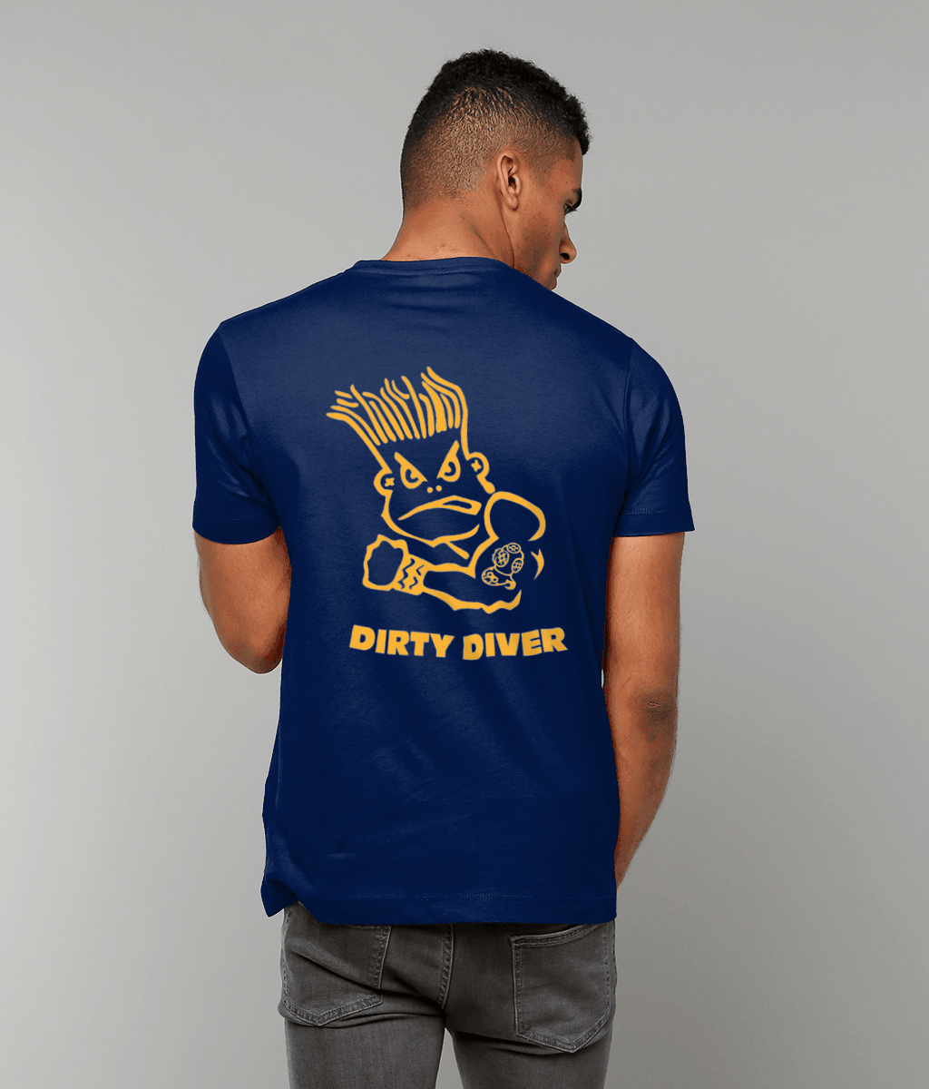 83 - Dirty Diver - T-Shirt (Printed Front and Back) - Divers Gifts