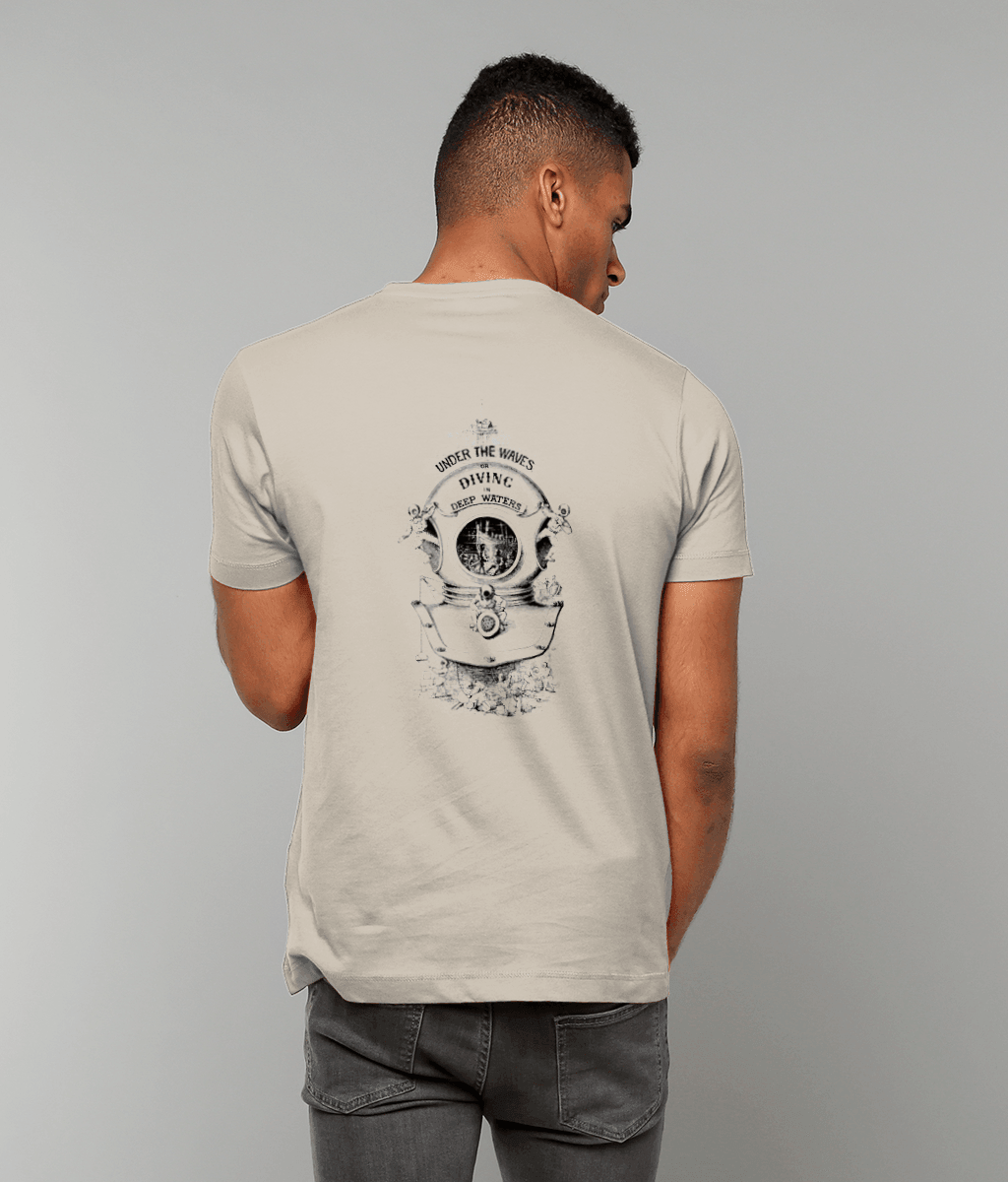 43 - Under the Waves- T-Shirt (Printed Front and Back) - Divers Gifts