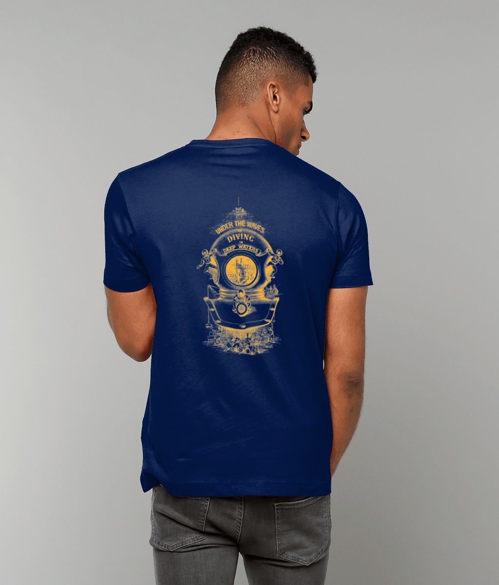 43 - Under the Waves- T-Shirt (Printed Front and Back) - Divers Gifts