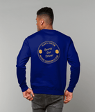 06 - Sweatshirt - Navy Diver - (Printed Front and Back) - Divers Gifts