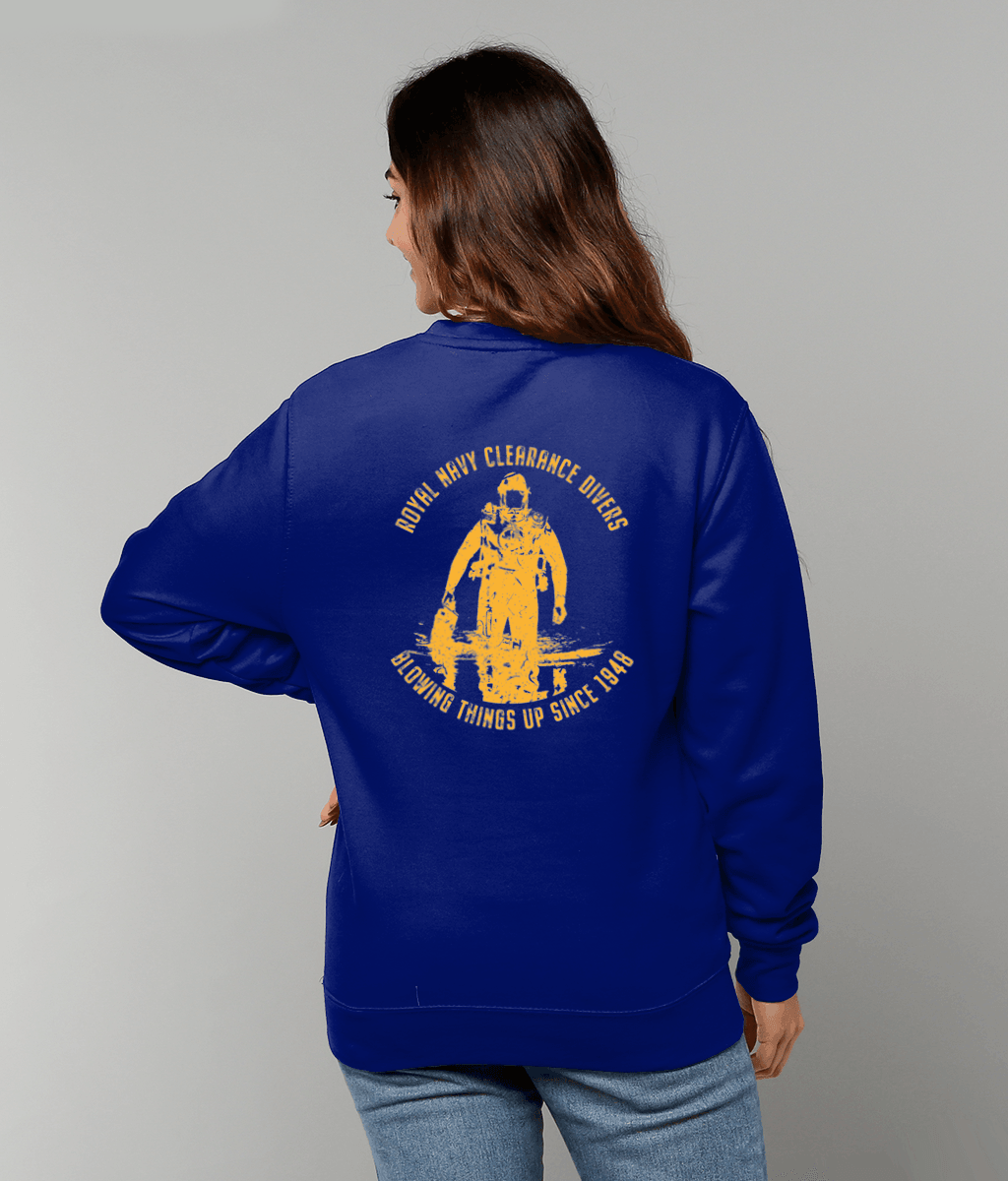 12 - Sweatshirt - Blowing things up - (Printed Front and Back) - Divers Gifts