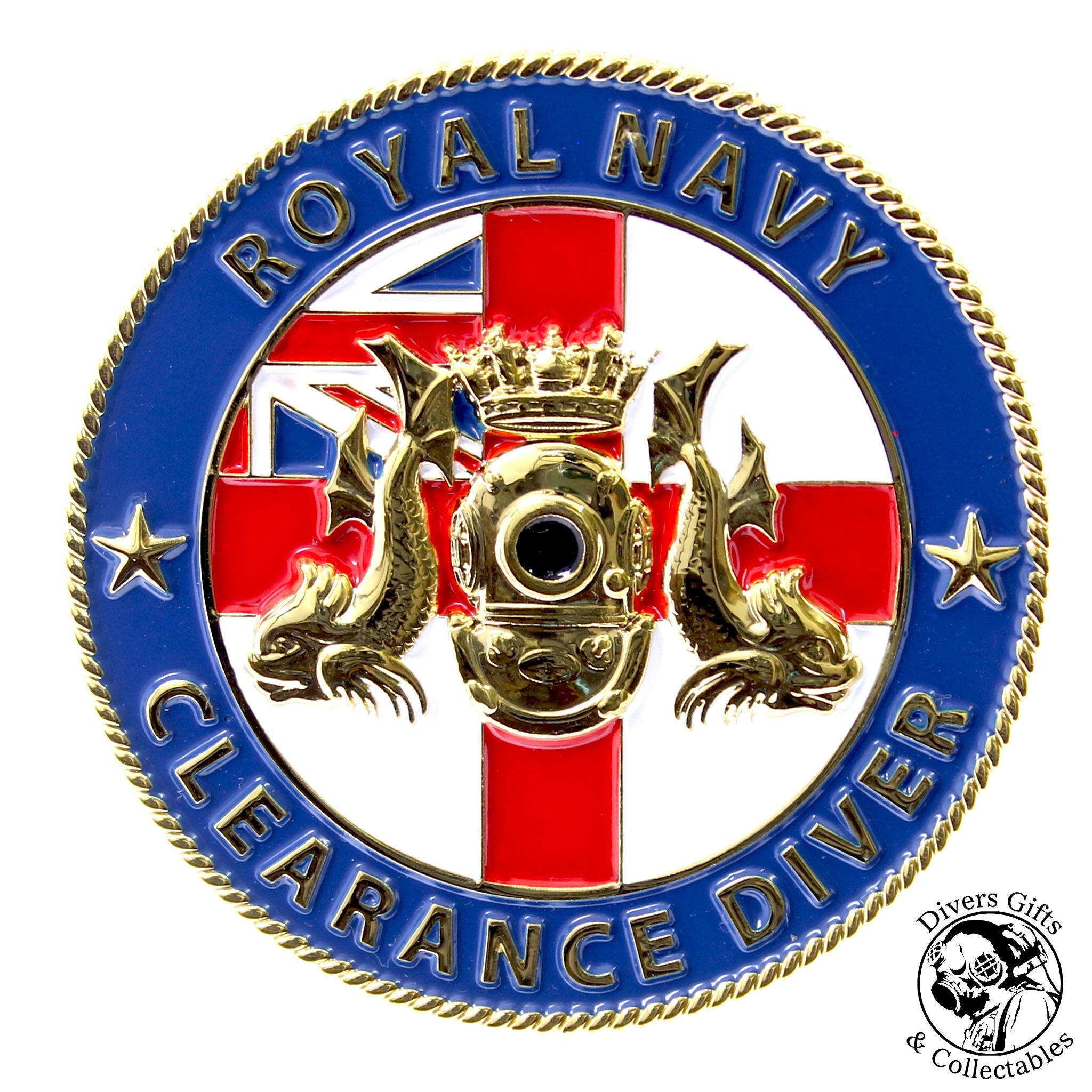 02 - Royal Navy Clearance Diver Challenge Coin - Divers Gifts