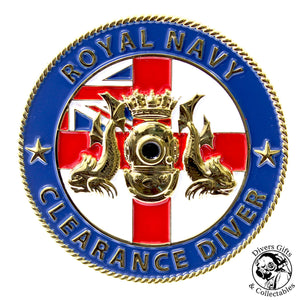02 - Royal Navy Clearance Diver Challenge Coin - Divers Gifts