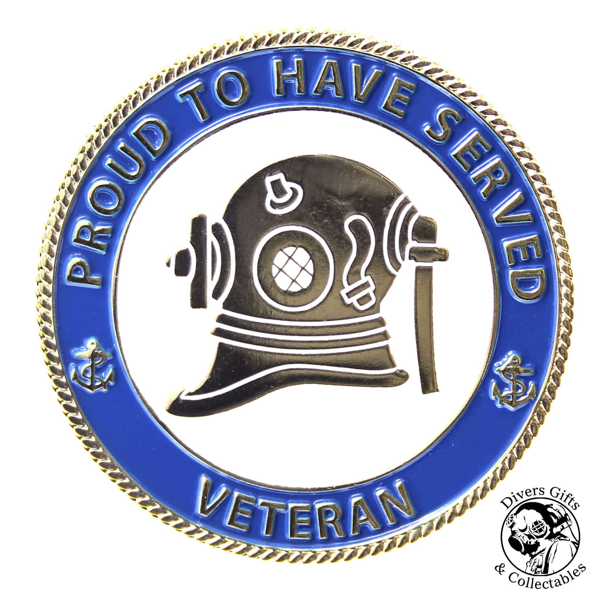 03 - Royal Navy Ships Diver Challenge Coin – Divers Gifts