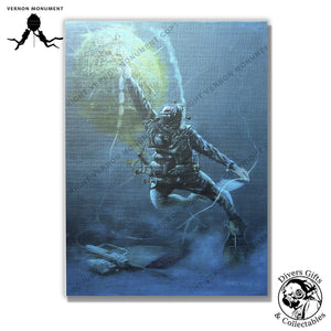 Print of 'Danger at Depth' by John Terry - Divers Gifts