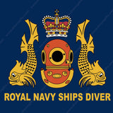 Royal Navy Ships Diver Embroidered Cap - Vintage - Divers Gifts