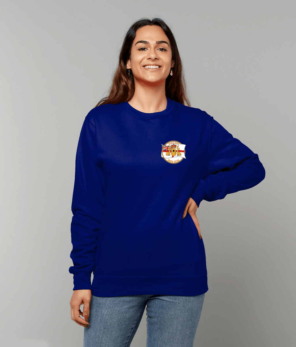 64 - RNSD with White Ensign - Sweatshirt (Printed Front) - Divers Gifts