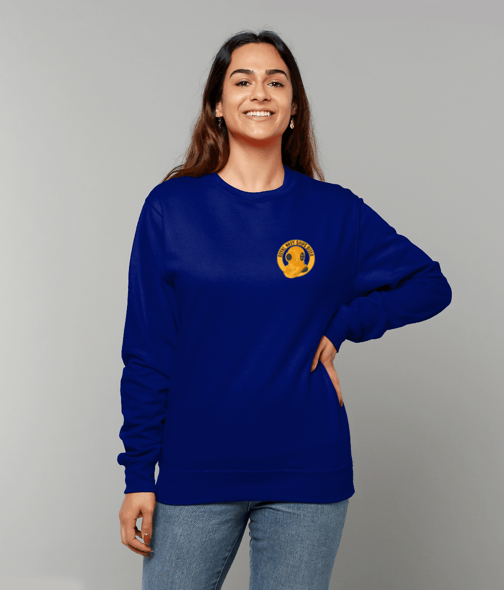 19 - Sweatshirt - RN Ships Diver - (Printed Front and Back) - Divers Gifts