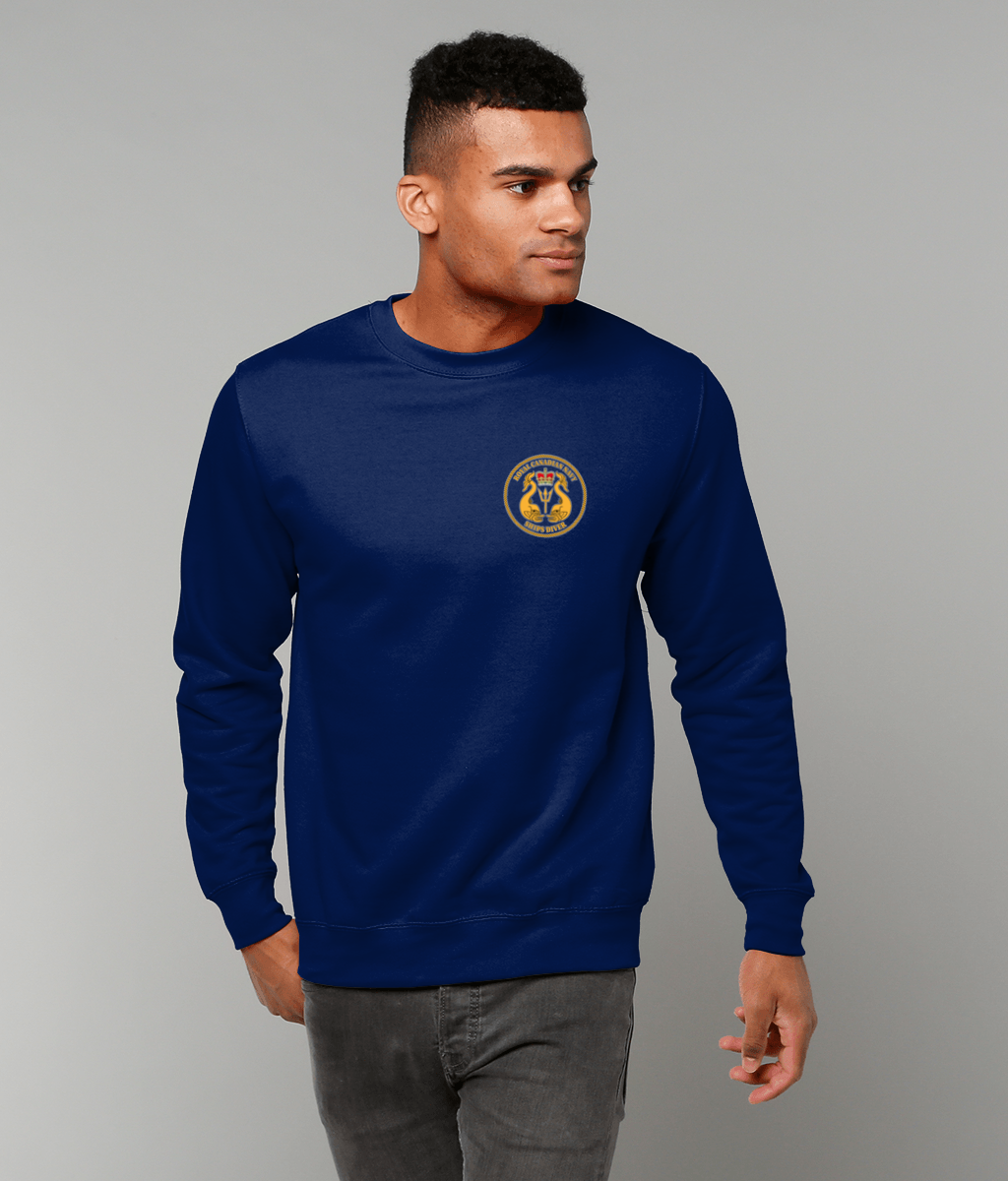 88 - Royal Canadian Navy Ships Diver - Printed Sweatshirt