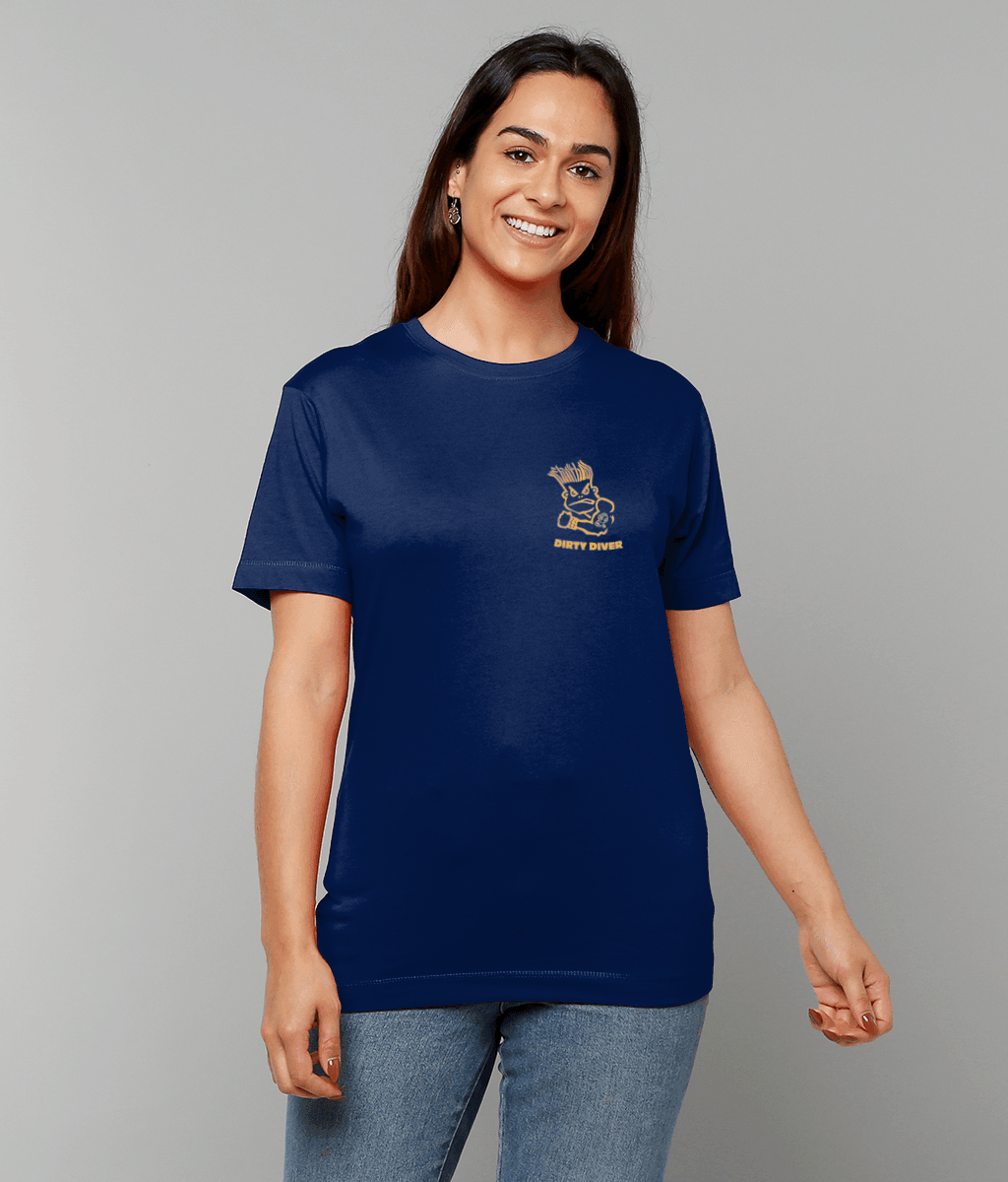 83 - Dirty Diver - T-Shirt (Printed Front and Back) - Divers Gifts