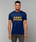 74 - Army Diver - T-Shirt (Printed Front) - Divers Gifts