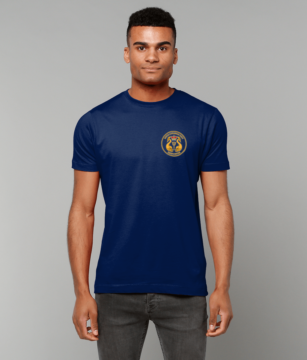 87 - Royal Canadian Navy Ships Diver - Printed T-Shirt