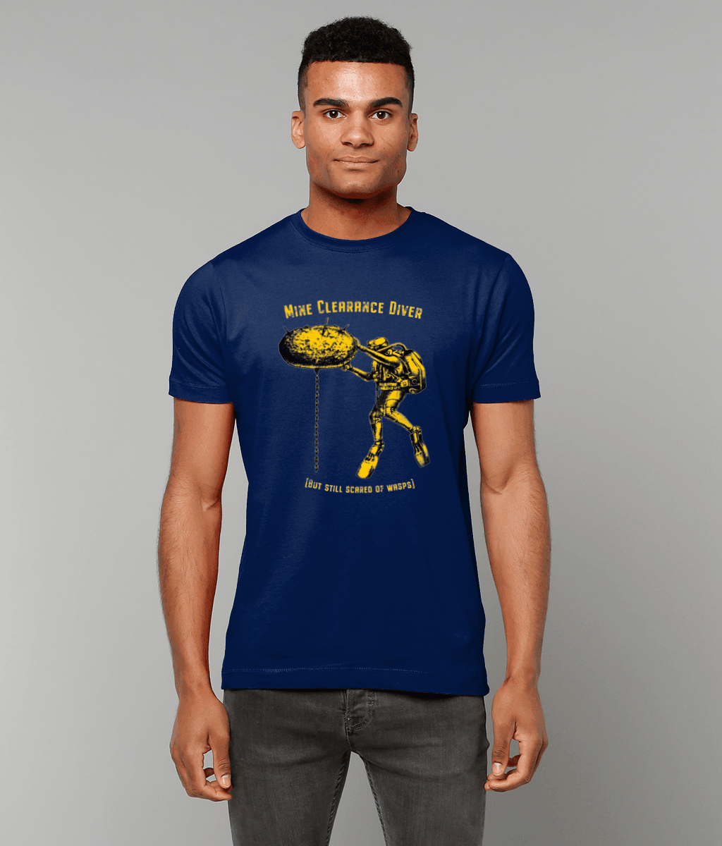 50 - Mine Clearance Diver - Scared of Wasps - T-Shirt - Divers Gifts