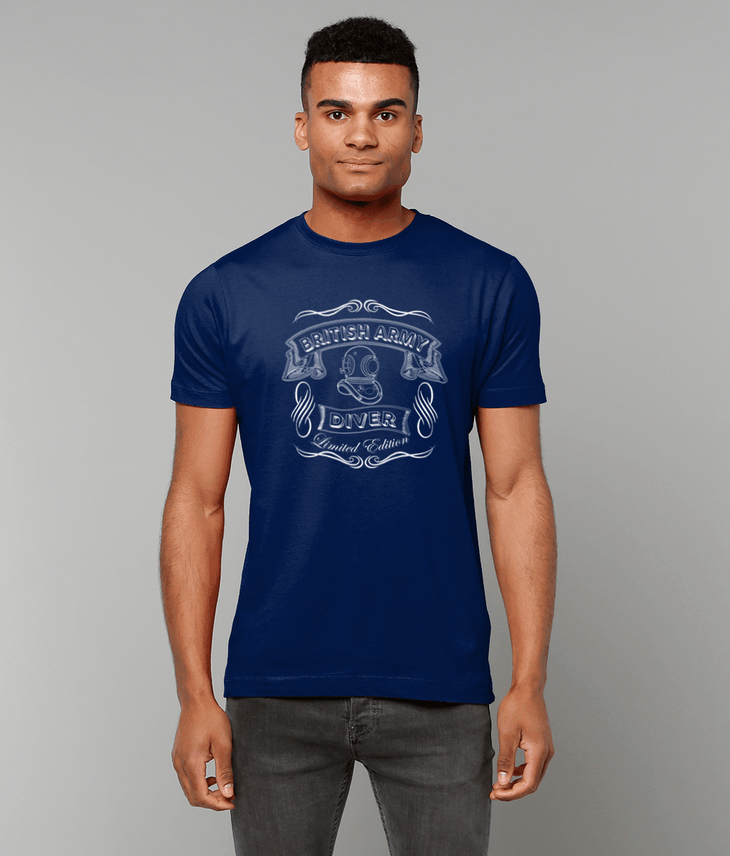 69 - British Army Diver - T-Shirt (Printed on Front) - Divers Gifts