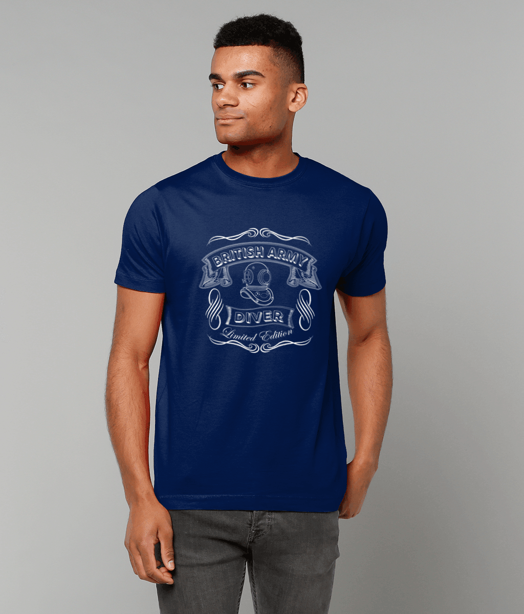 69 - British Army Diver - T-Shirt (Printed on Front) - Divers Gifts