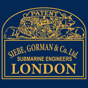 32 Siebe Gorman Plaque  - T-Shirt (Printed Front and Back) - Divers Gifts