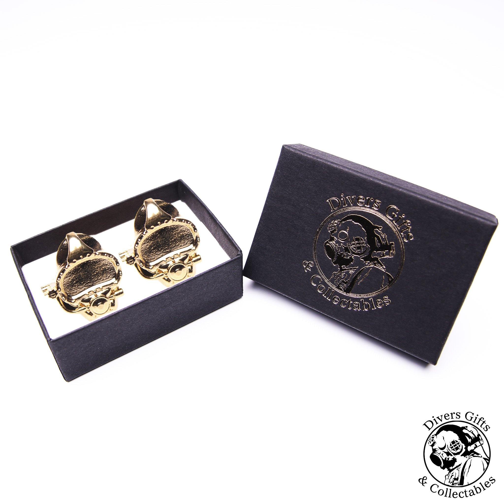 Kirby Morgan® Superlite® Diving Helmet Cufflinks - Divers Gifts