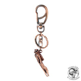 KR-18 - Scuba Diver Keyring - Antique Copper - Divers Gifts