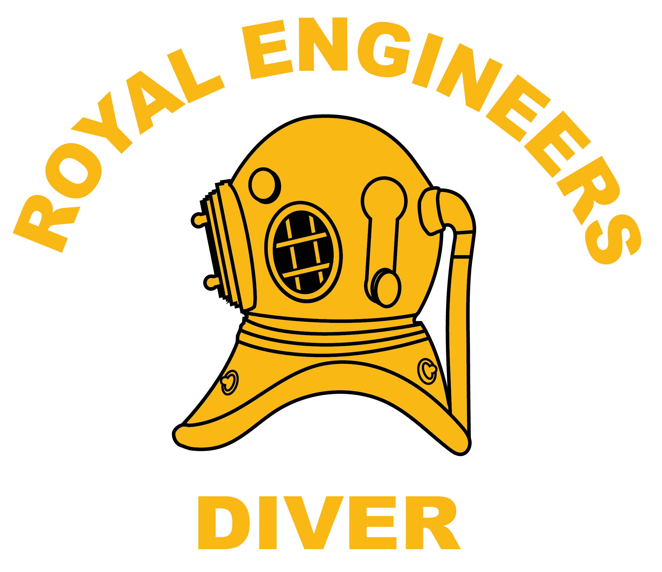 Royal Engineers Diver Embroidered Cotton Cap - Faded Style - Divers Gifts