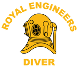 Royal Engineers Diver Embroidered Cotton Cap - Faded Style - Divers Gifts