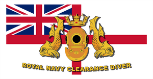 Royal Navy Clearance Diver Beach Towel - Divers Gifts