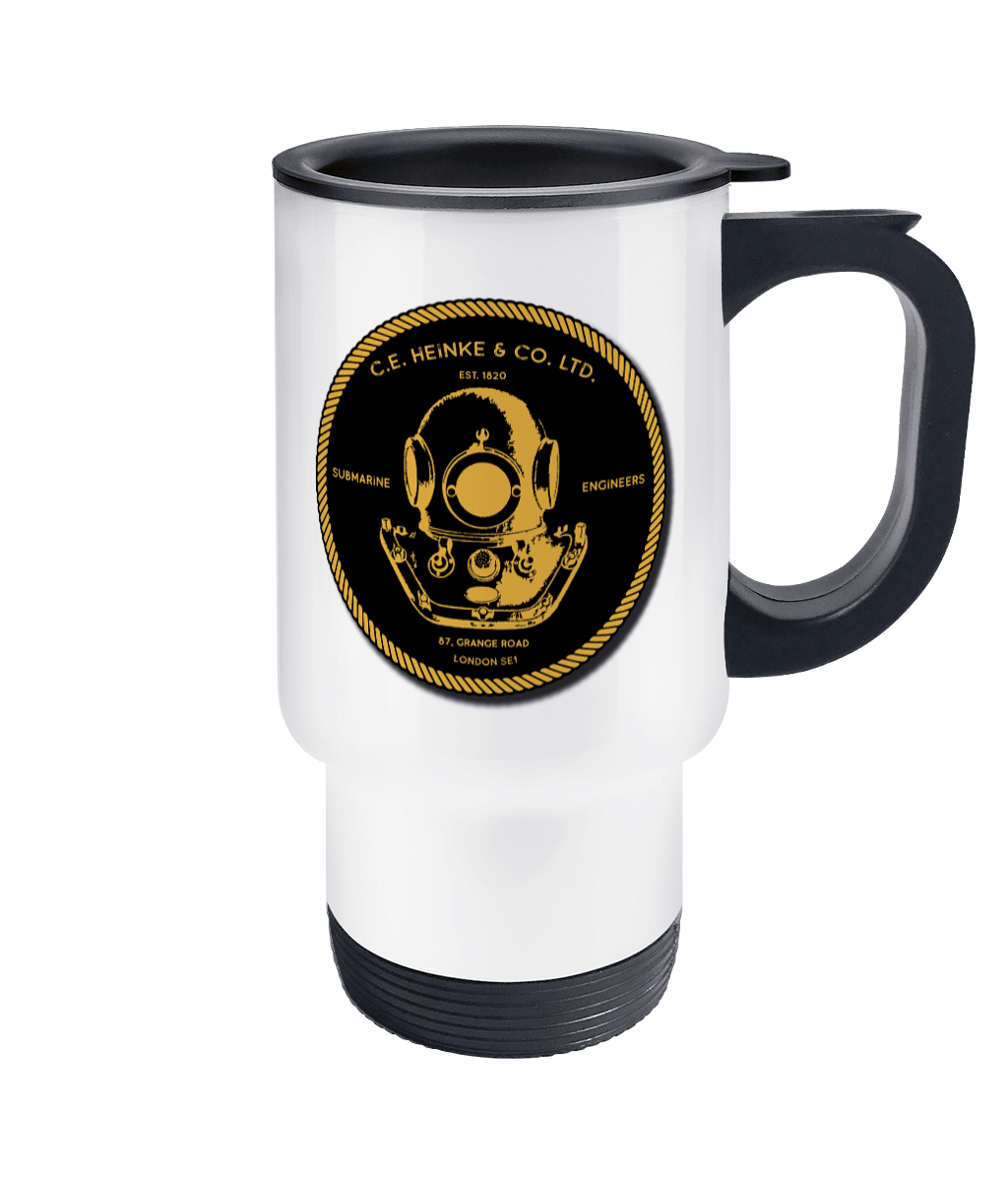 Travel Mug 11oz 31a - Heinke Logo - Divers Gifts