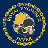 24 - Royal Engineer Diver with Kirby Morgan® Superlite® Helmet (Printed Front and Back) - Divers Gifts