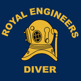Royal Engineers Diver - Embroidered AWDis Hoodie - Divers Gifts