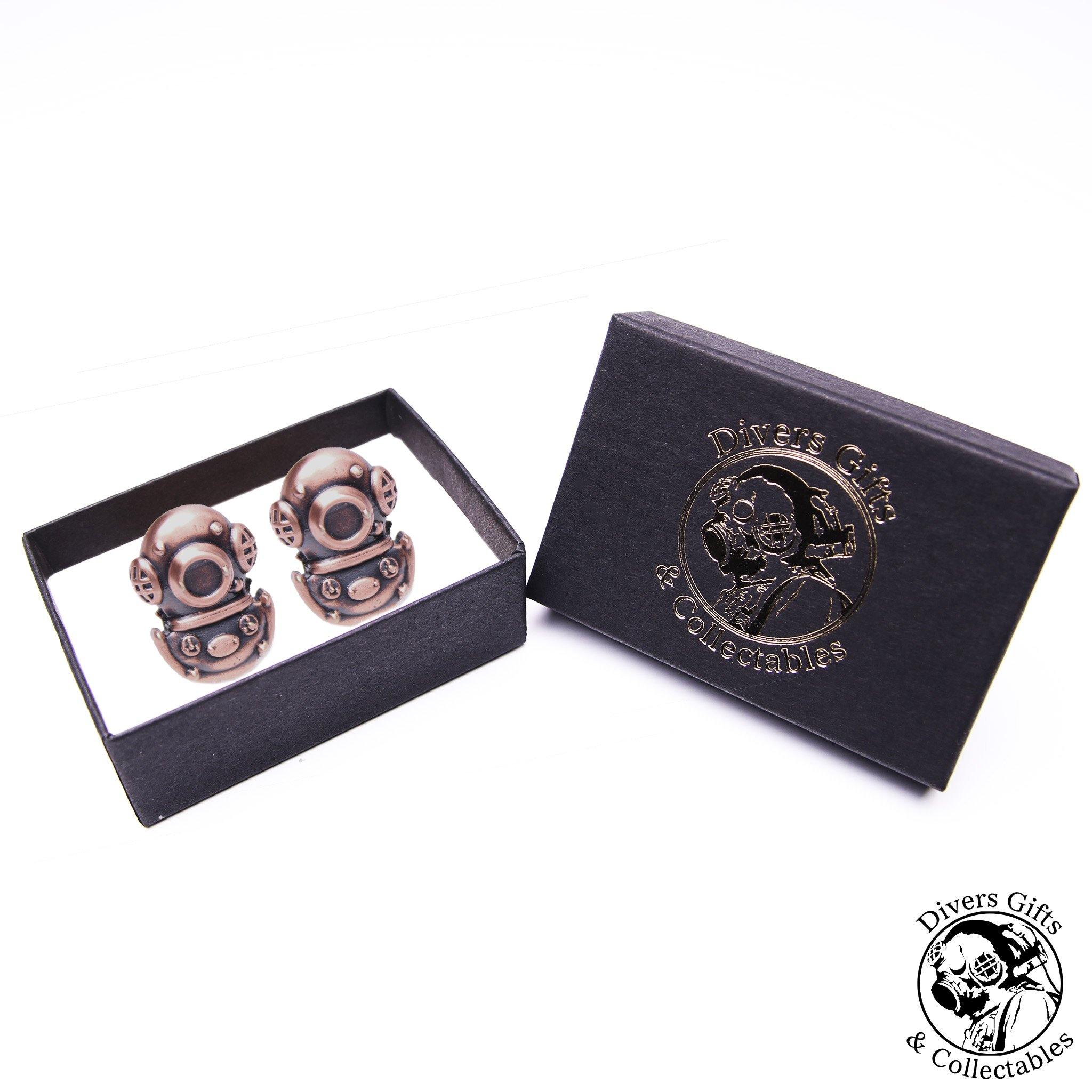 Siebe Gorman Diving Helmet Cufflinks - Divers Gifts