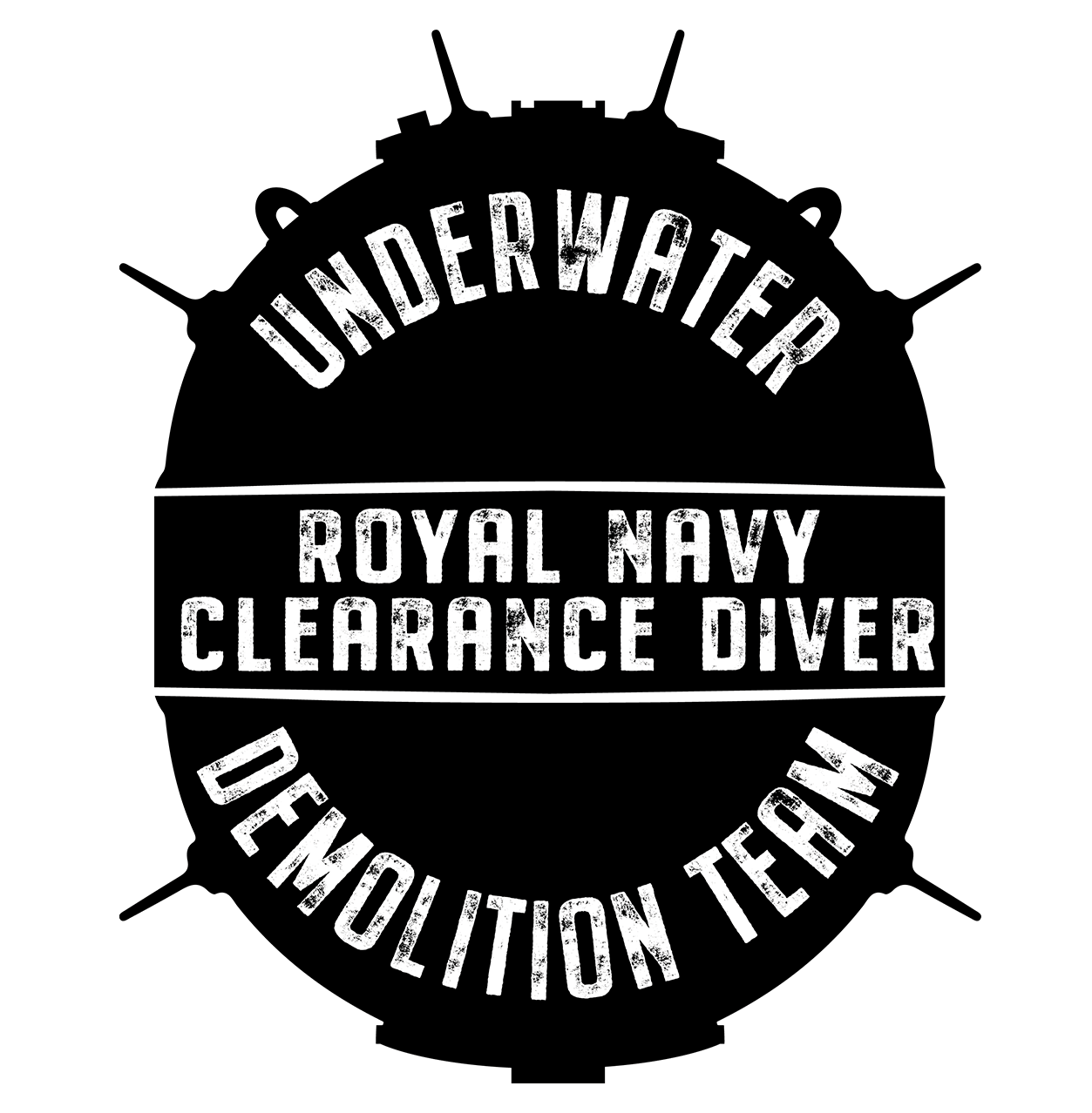 UDT Mine - T-Shirt (Printed Front and Back) - Divers Gifts