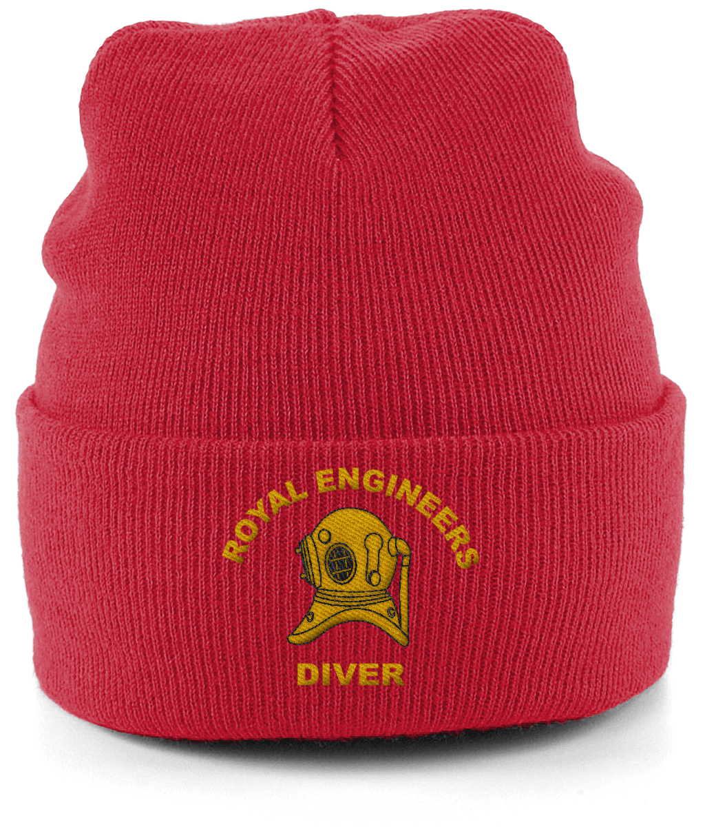 Royal Engineers Diver - Cuffed-Beanie - Divers Gifts