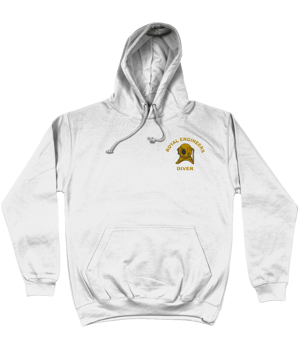 Royal Engineers Diver - Embroidered AWDis Hoodie - Divers Gifts