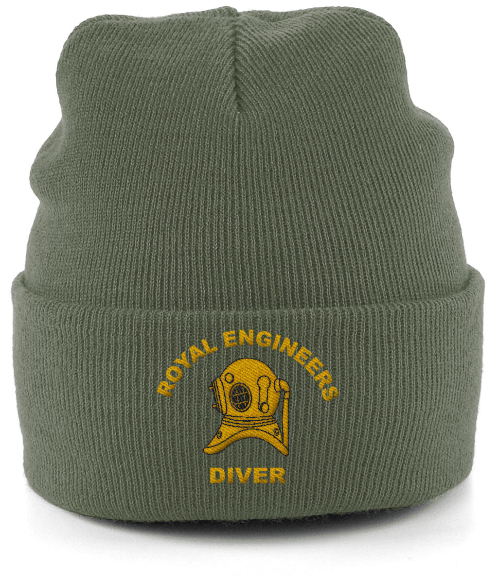 Royal Engineers Diver - Cuffed-Beanie - Divers Gifts